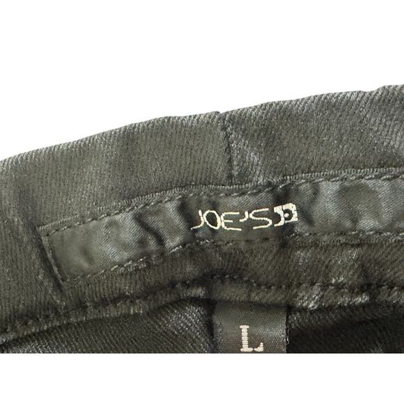Joes Jeans “The Legging” Large Pull On Ankle Zip Skinny Black #3795 - Picture 9 of 13